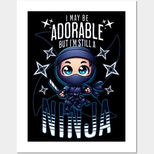 Adorable Ninja Posters and Art